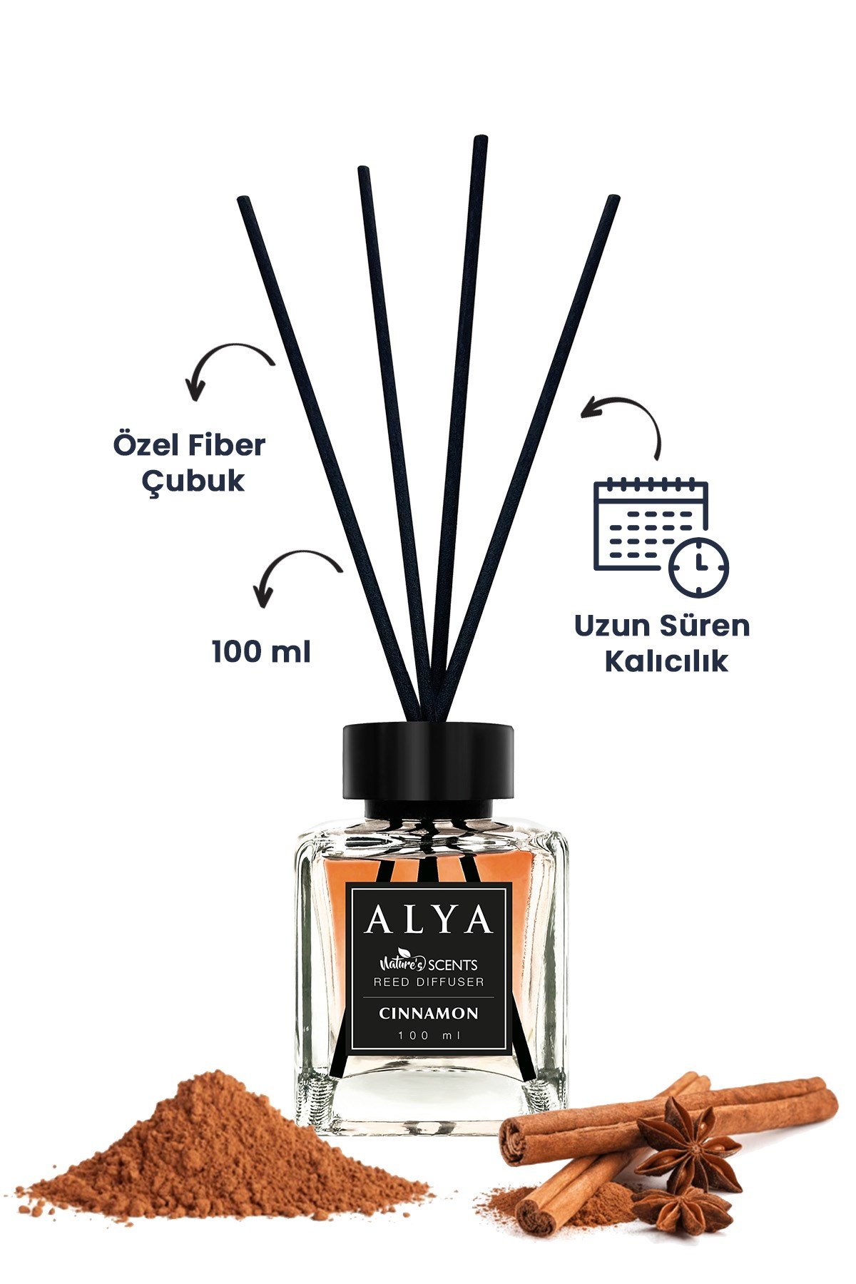 Nature's Scents Cinnamon Bambu Çubuklu Oda Kokusu- Tarçın Kokusu
