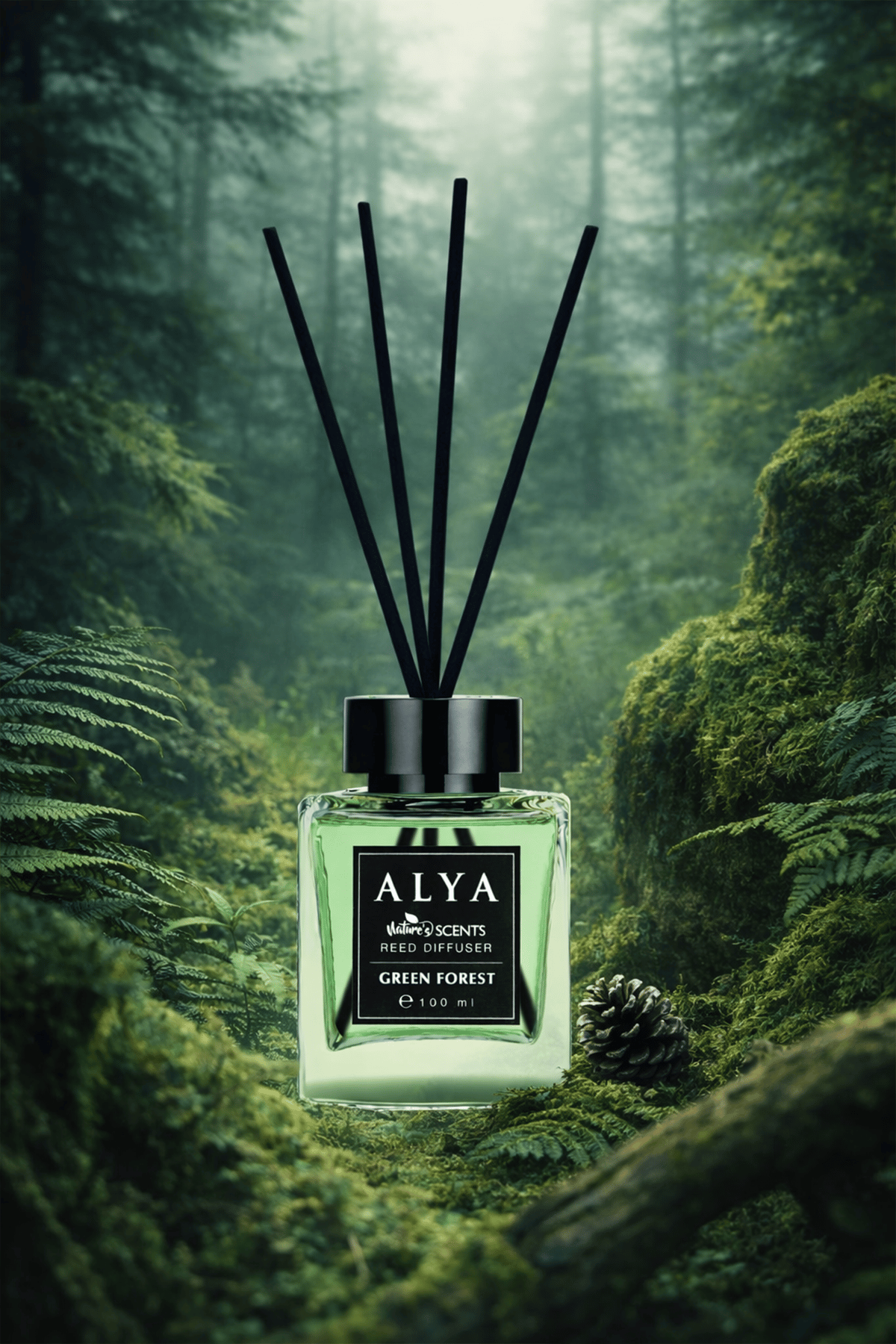 Nature's Scents Green Forest Bambu Çubuklu Oda Kokusu