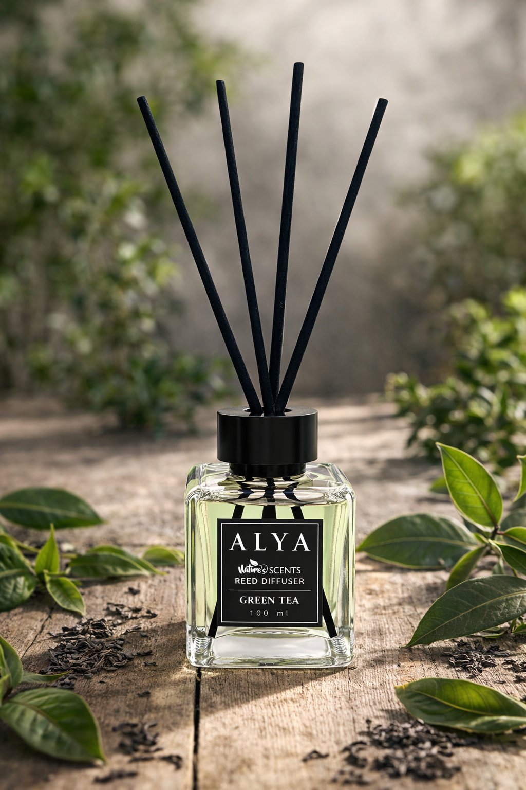 Nature's Scents Green Tea Bambu Çubuklu Oda Kokusu - Yeşilçay Kokusu