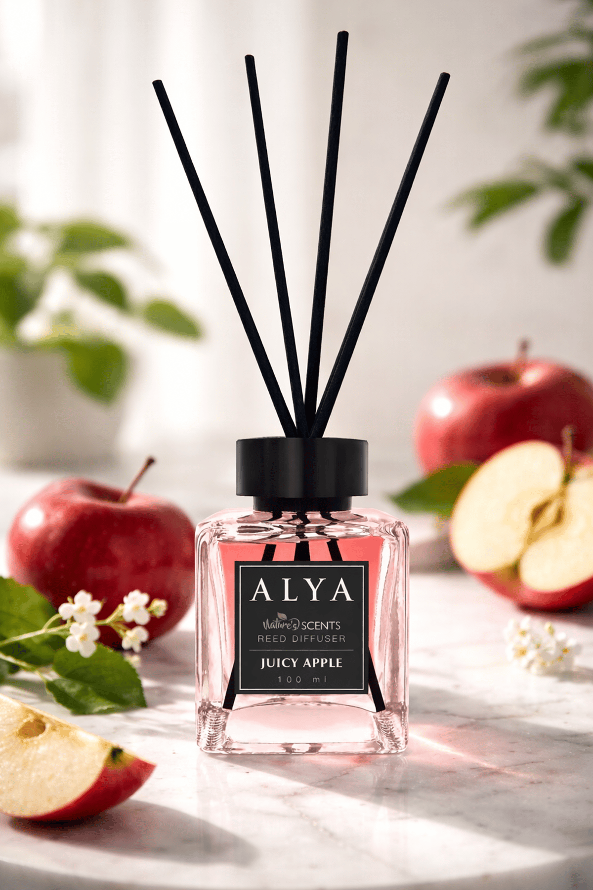 Nature's Scents Juicy Apple Bambu Çubuklu Oda Kokusu- Elma Kokusu