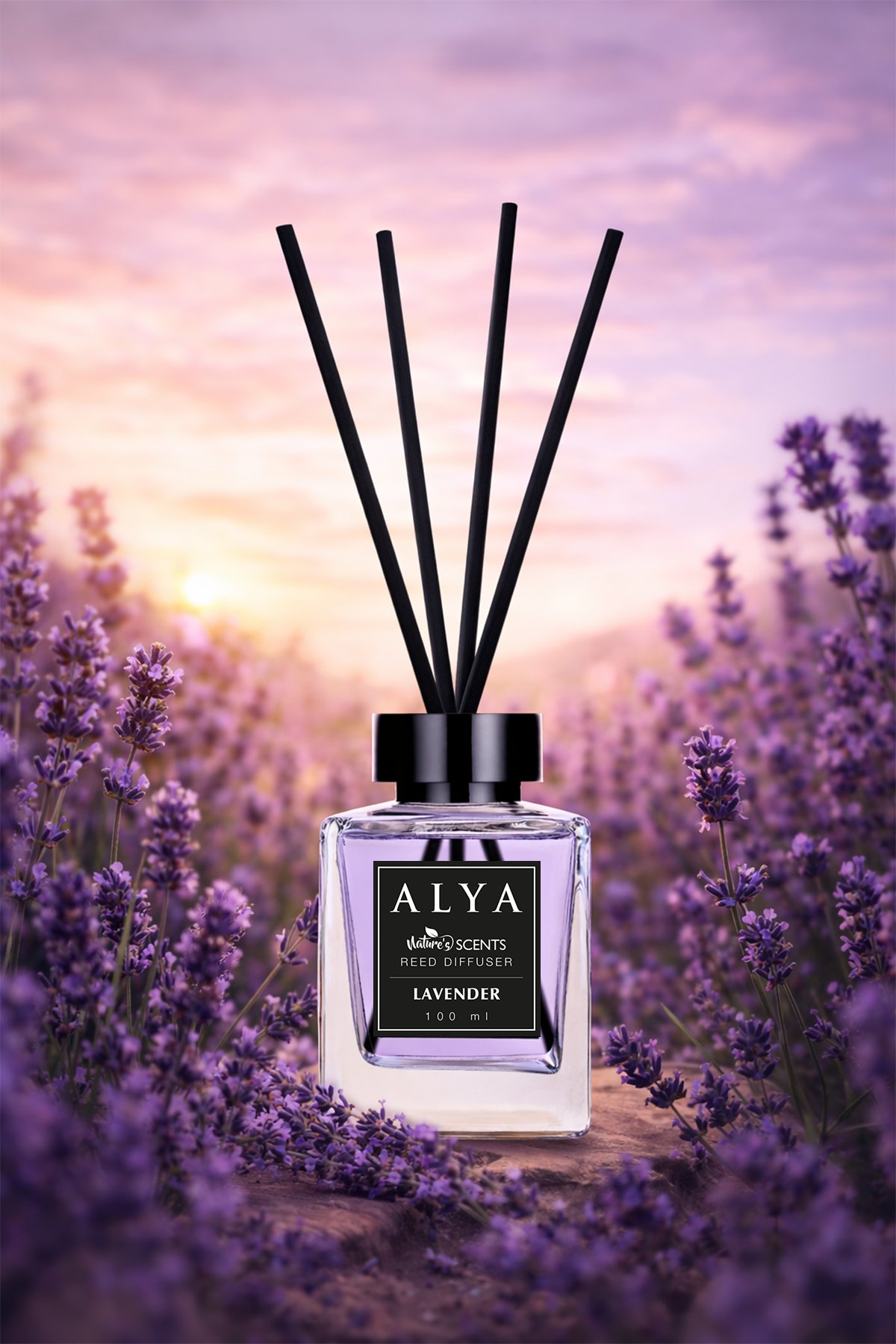 Nature's Scents Lavender Bambu Çubuklu Oda Kokusu - Lavanta Kokusu