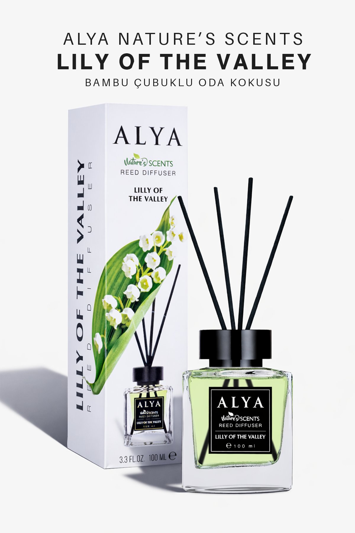 Nature's Scents Lilly Of The Valley Bambu Çubuklu Oda Kokusu - Müge Çiçeği Kokusu
