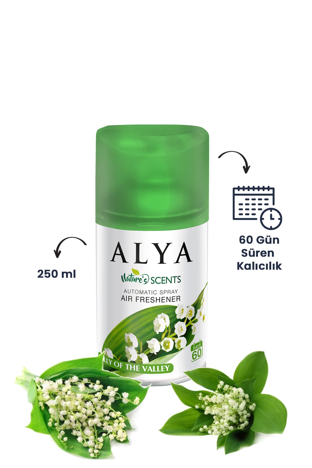 Nature's Scents Lilly Of The Valley - Müge Çiçeği Oda Kokusu Yedek Makine Spreyi 250 ml