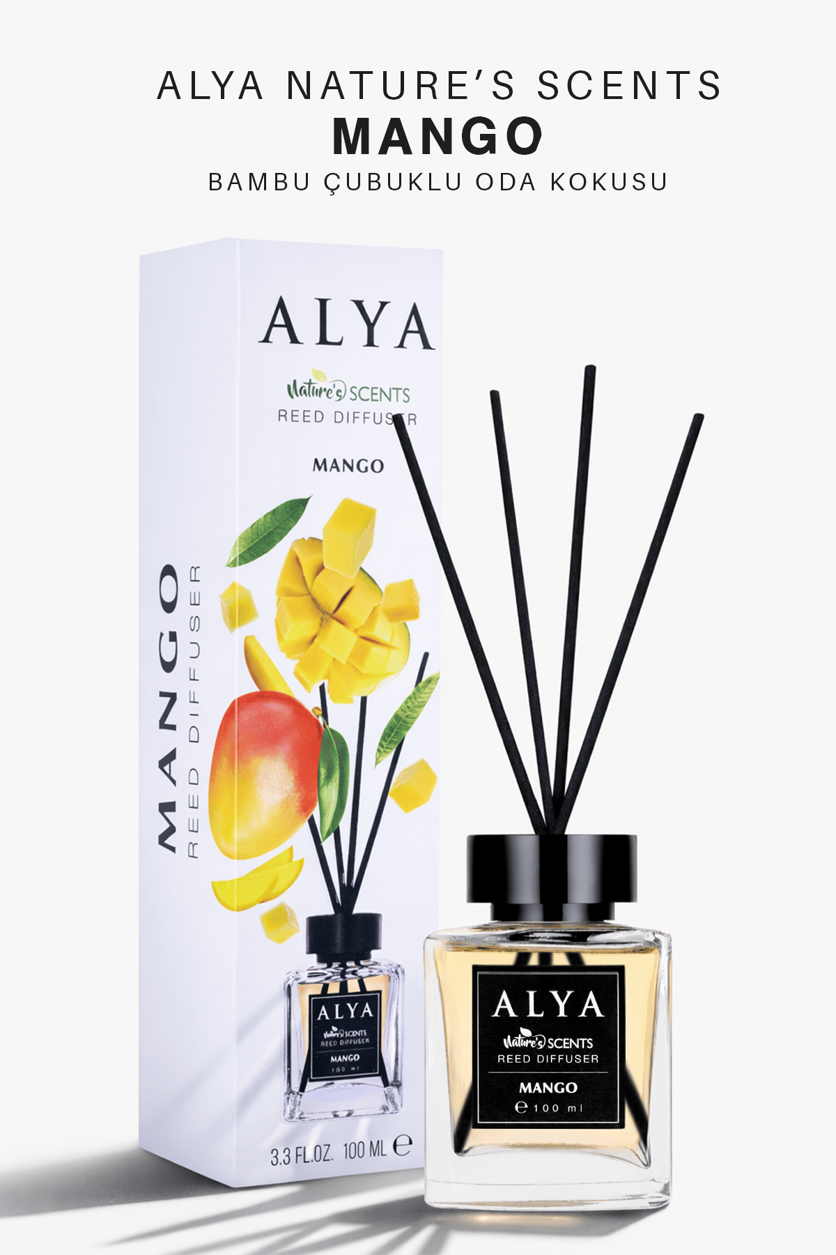 Nature's Scents Mango Bambu Çubuklu Oda Kokusu- Mango Kokusu