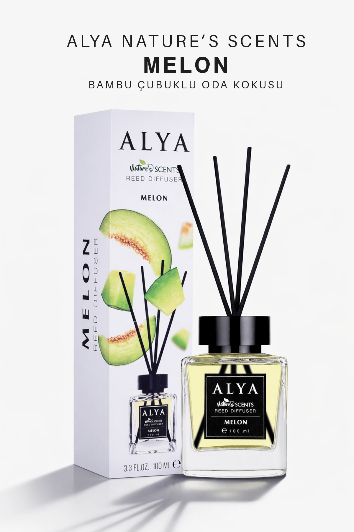 Nature's Scents Melon Bambu Çubuklu Oda Kokusu- Kavun Kokusu