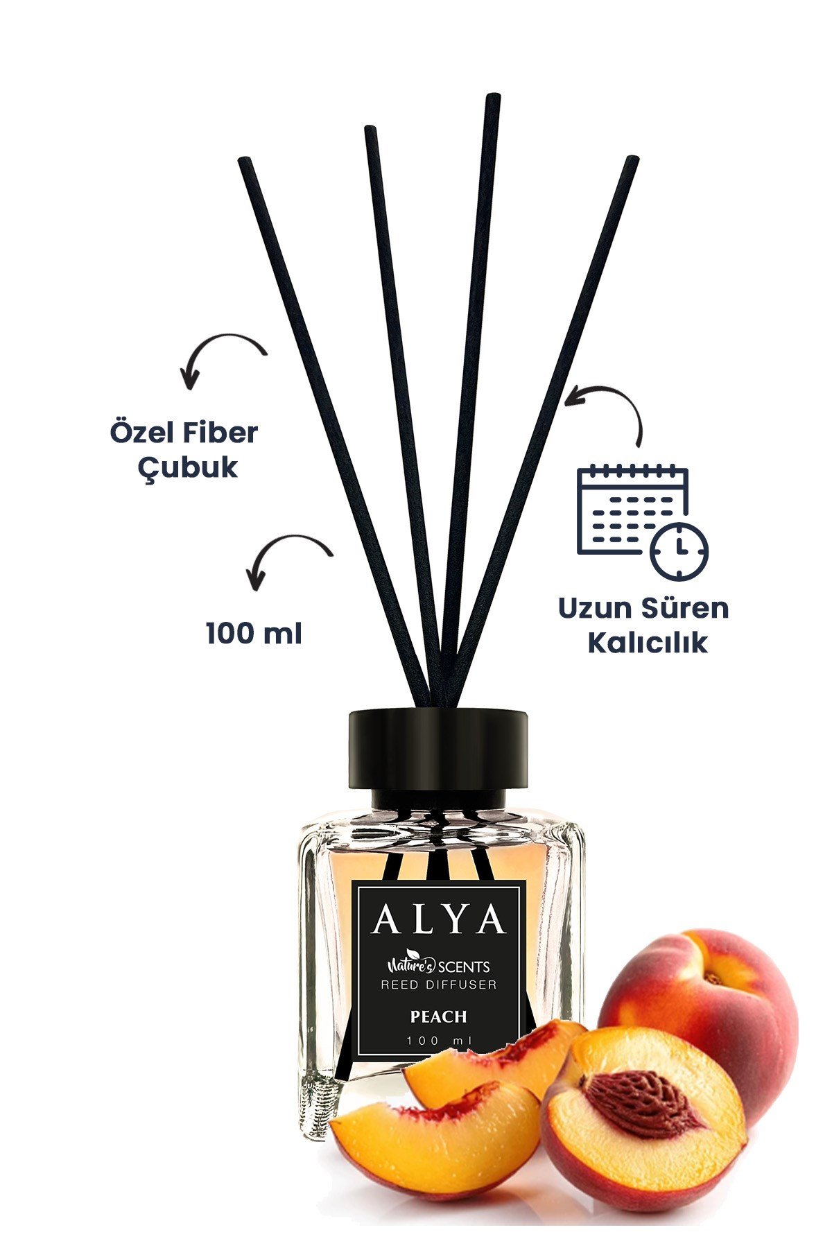 Nature's Scents Peach Bambu Çubuklu Oda Kokusu- Şeftali Kokusu