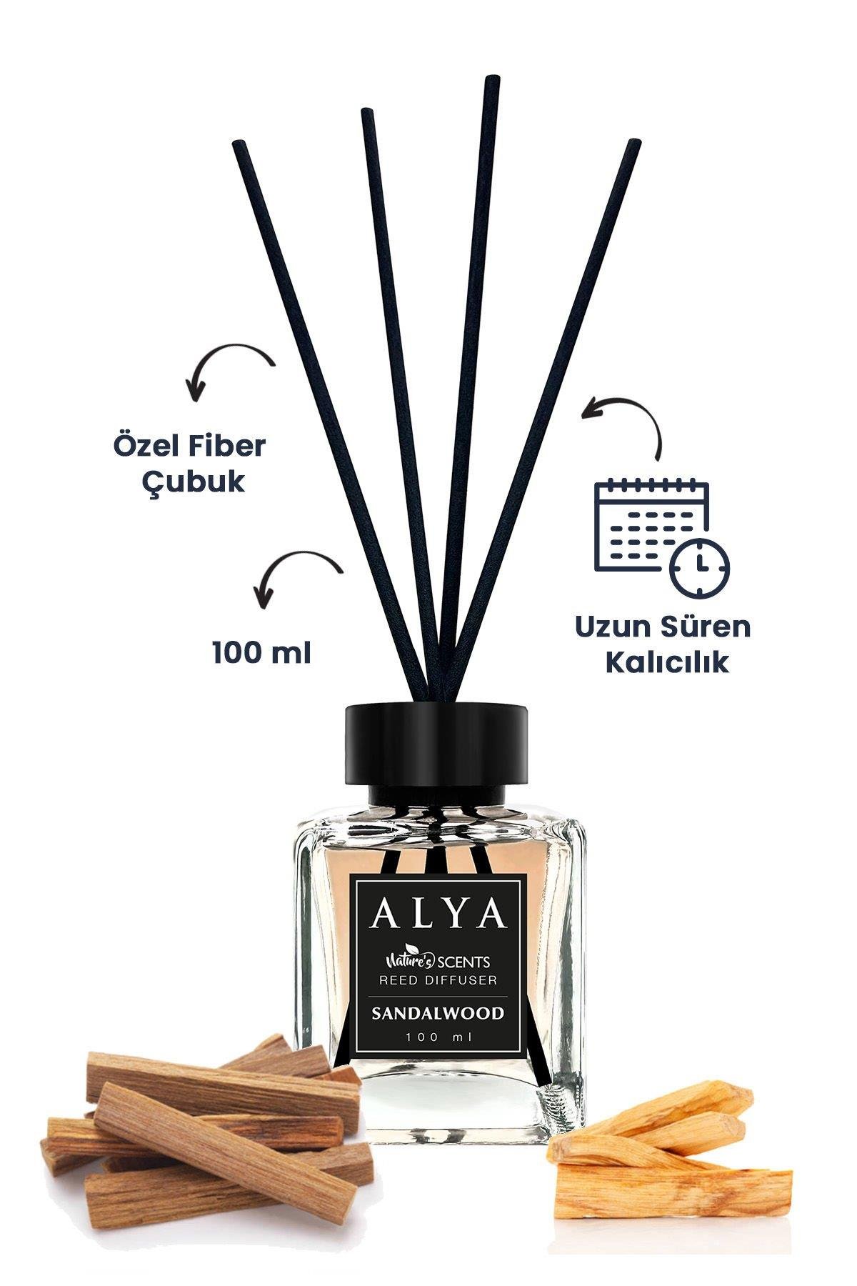 Nature's Scents Sandalwood Bambu Çubuklu Oda Kokusu - Sandal Ağacı Kokusu