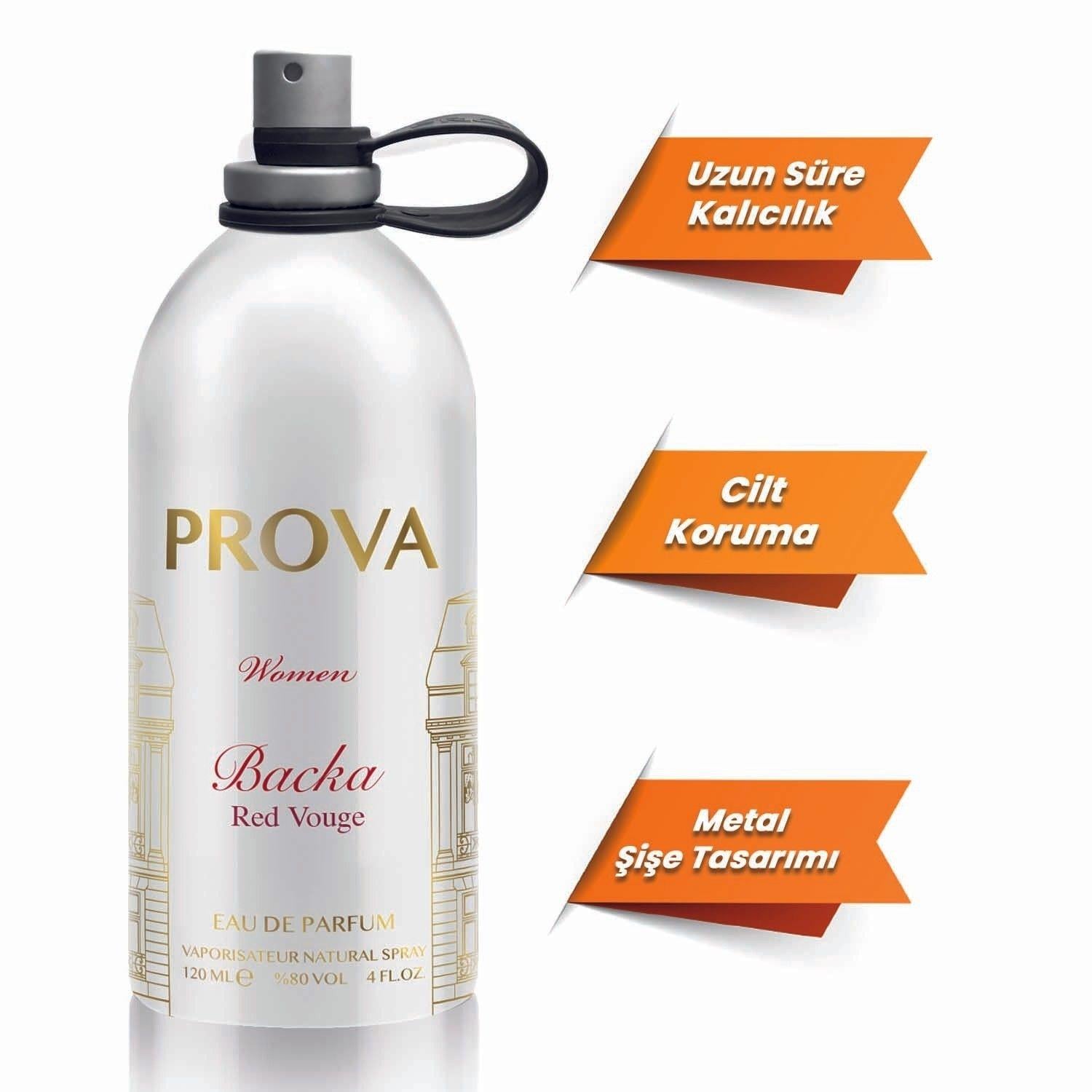 Prova Backa Red Vouge EDP Kadın Parfüm 120 ml