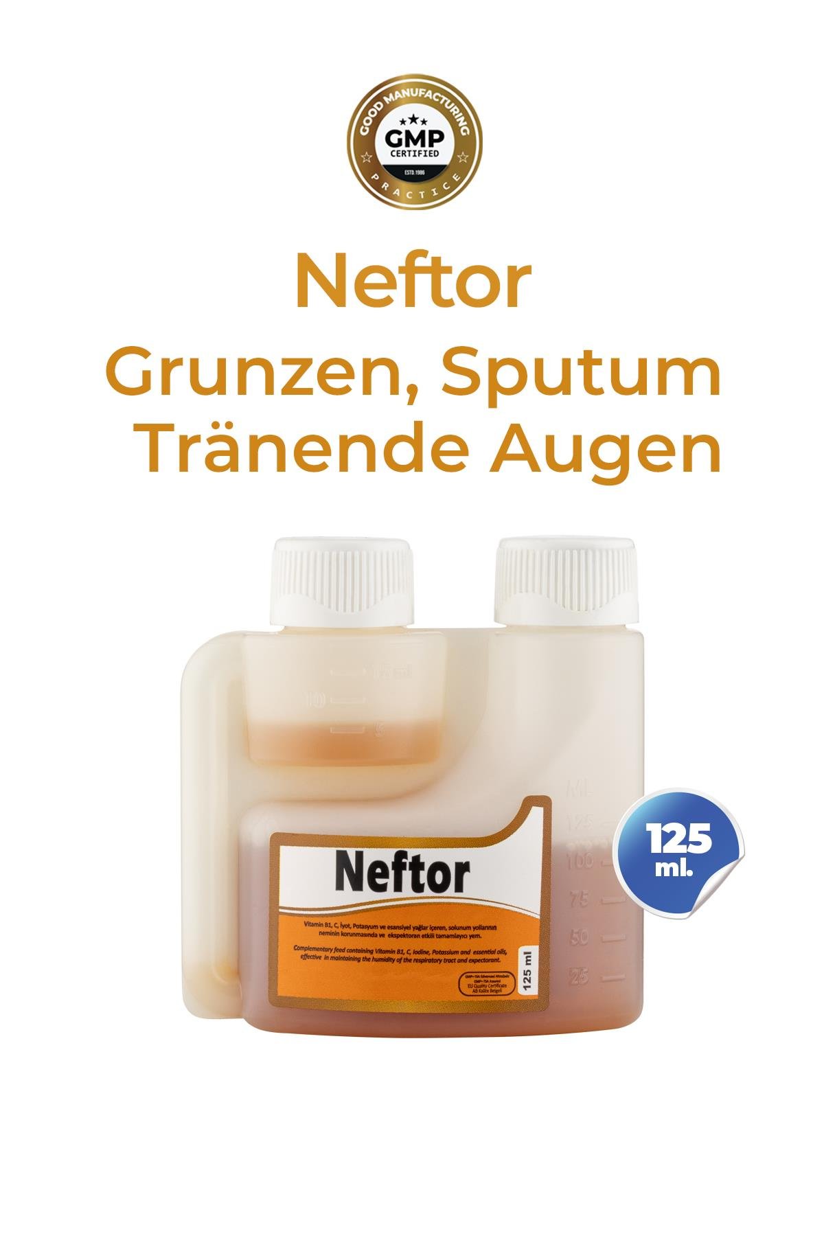 Geflügel 2er-Set 125ml Neftor Keuchhusten 125ml Alfamin Durchfall 