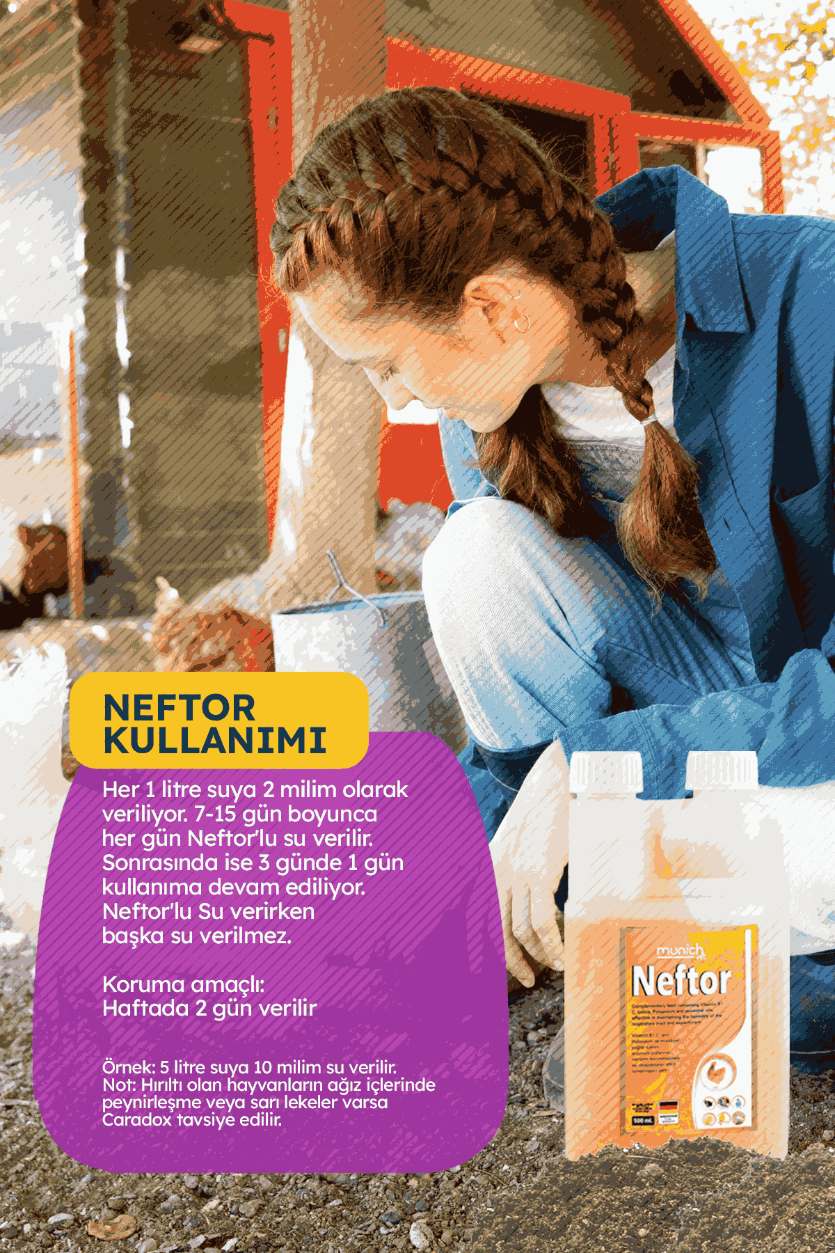 Munich Vet Neftor Hırıltı ve Balgam Ürünü 500 ml