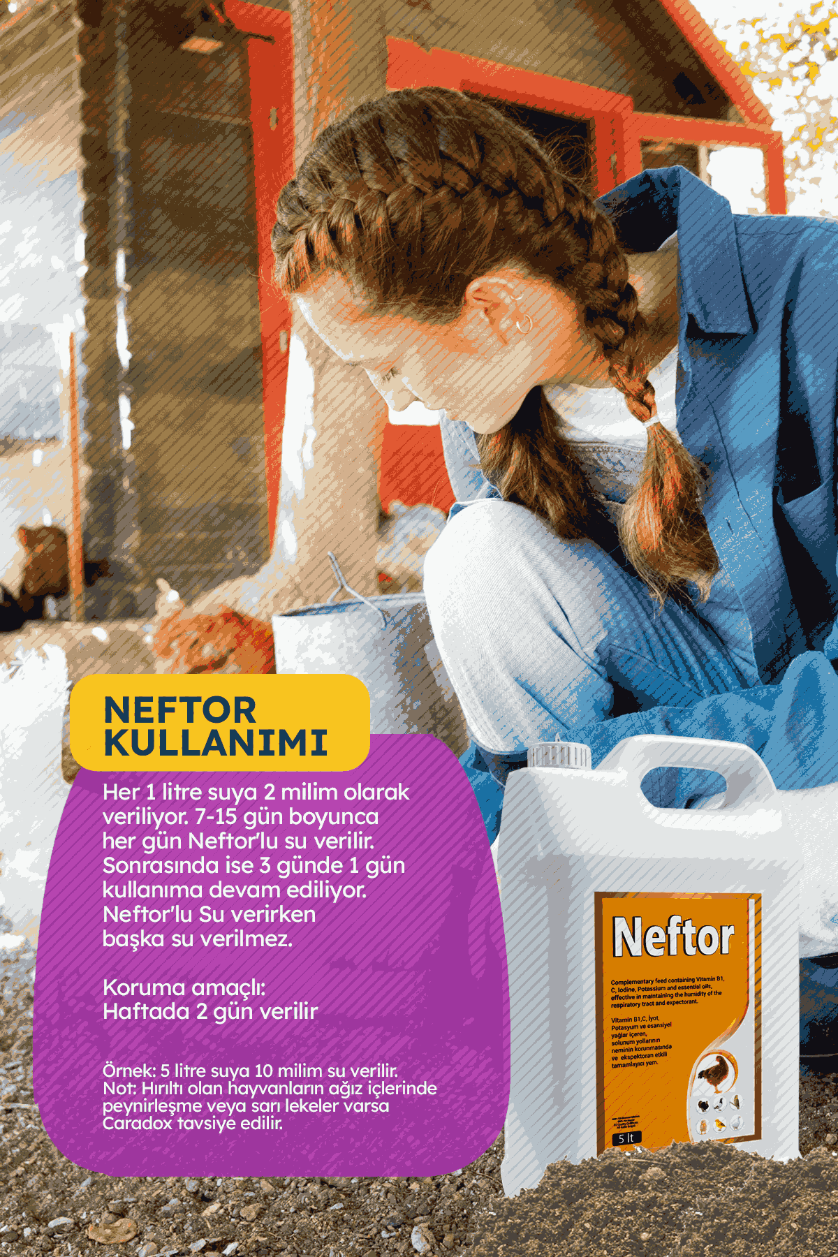 Munich Vet Neftor Hırıltı ve Balgam Ürünü 5 litre