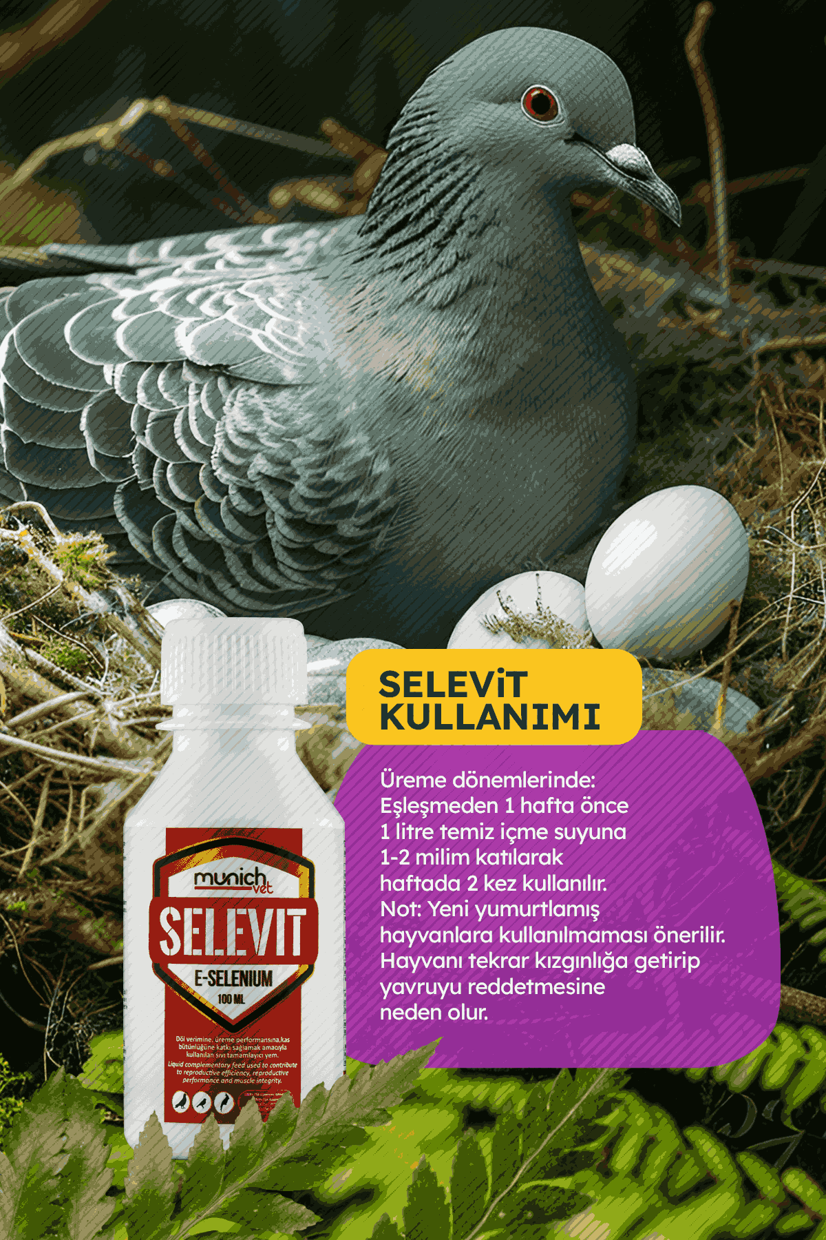 Selevit Üreme Vitamini Selenyum + E Vitamini 100 ml