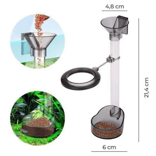 Akvaryum Yemleme Tüpü 21-37,6 cm Ayarlı