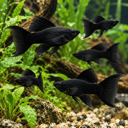 Black Molly 3 cm