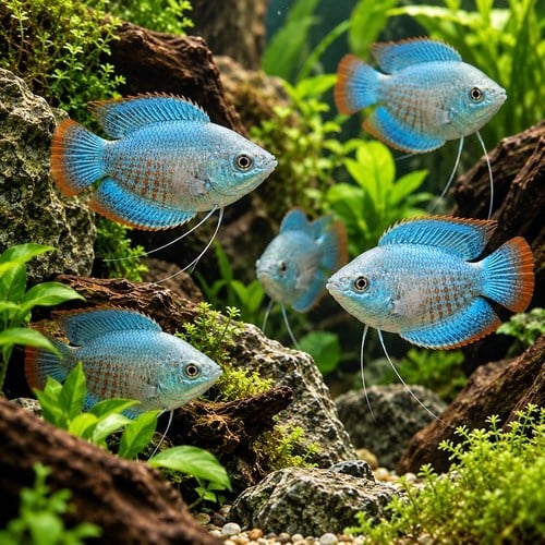 Cobalt Dwarf Gurami 5 cm