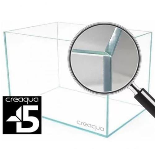 Creaqua 100x50x45Cm 45 Derece Açılı Ultra Clear  Cam Akvaryum