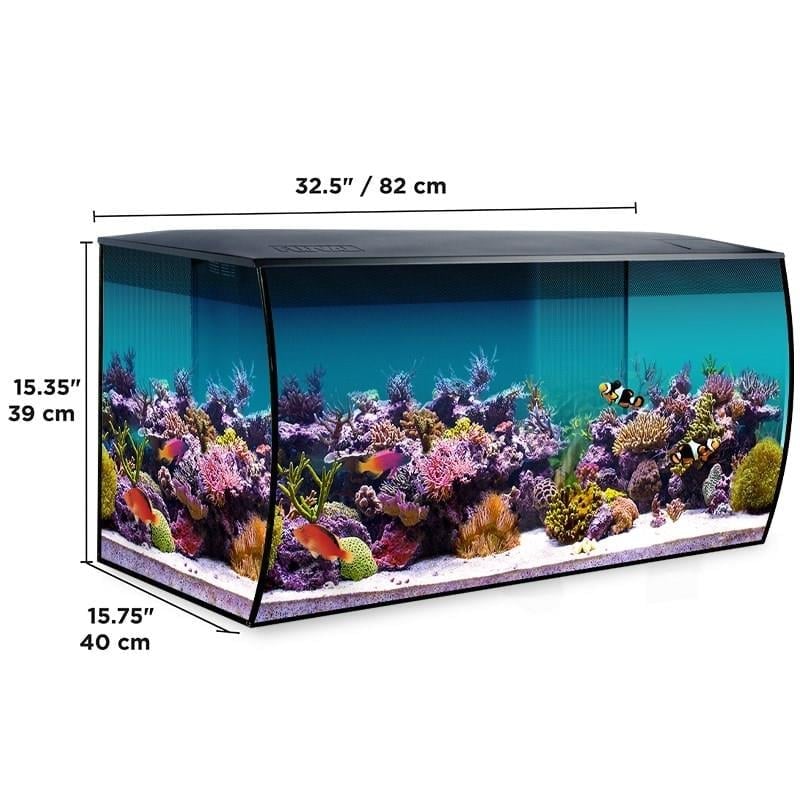 Fluval Flex Deniz Akvaryumu 123 Lt Siyah
