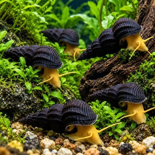Poso Orange Rabbit Snail (tavşan Salyangoz) 3-4 Cm