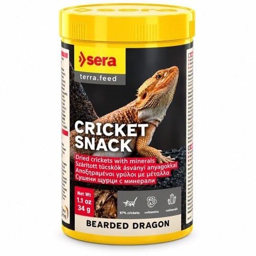 Sera Bearded Dragon Cricket Snack 250 ml Sürüngen Yemi