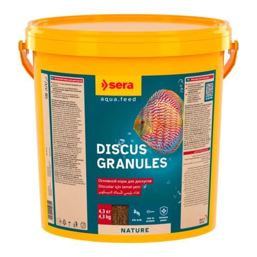 Sera Discus Granulat Nature 10 L 4,3 Kg