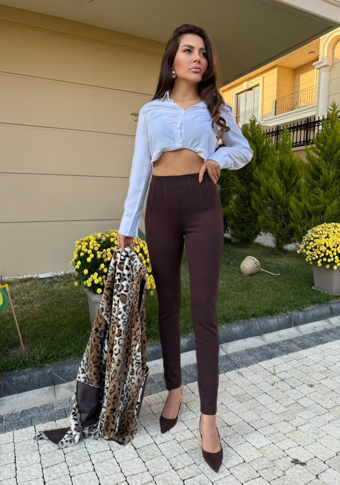ÇELİK ÖRME TAYT PANTOLON