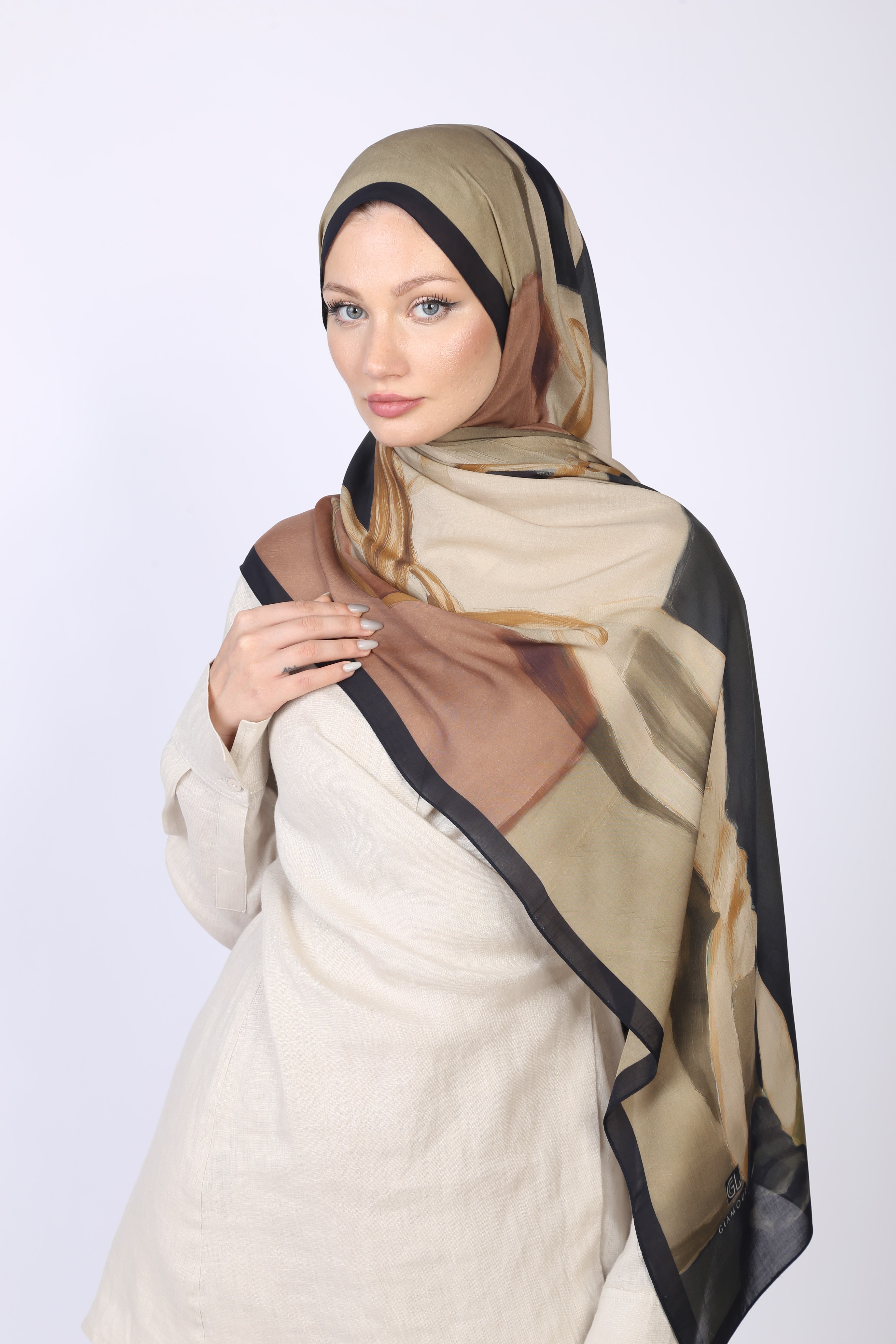 ABRA DESEN ŞAL-SİYAH