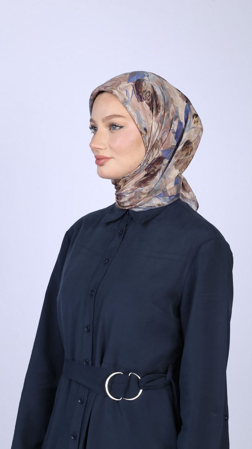 ANASTASİA DESEN EŞARP BEJ
