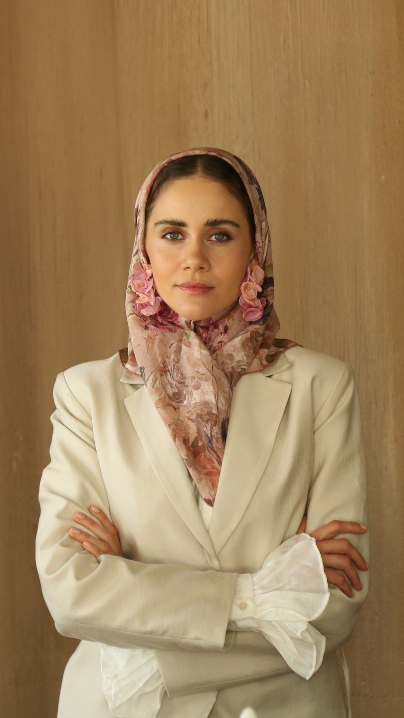 ANASTASİA DESEN EŞARP GÜL KURUSU