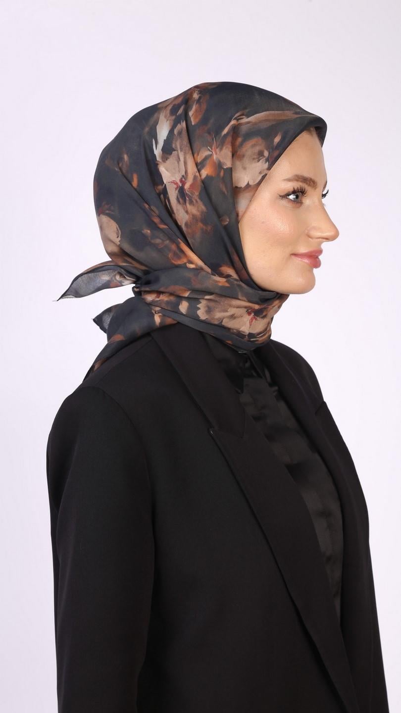 ARİA DESEN EŞARP SİYAH