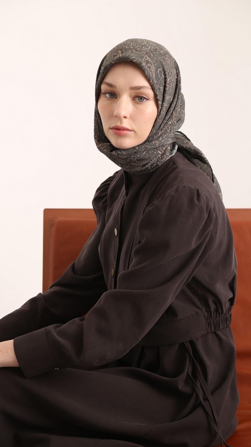 ARİA DESEN EŞARP YEŞİL