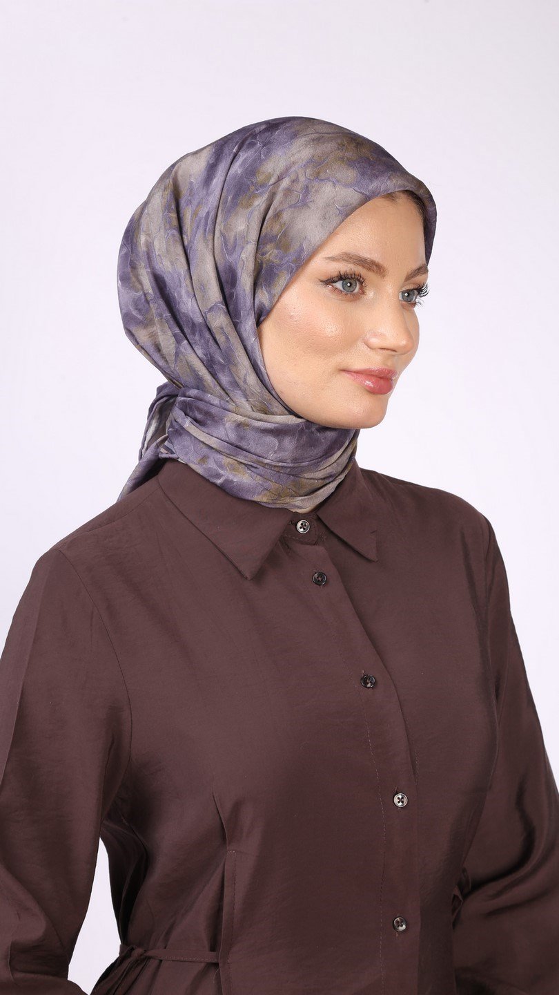 ARVELA DESEN EŞARP LİLA