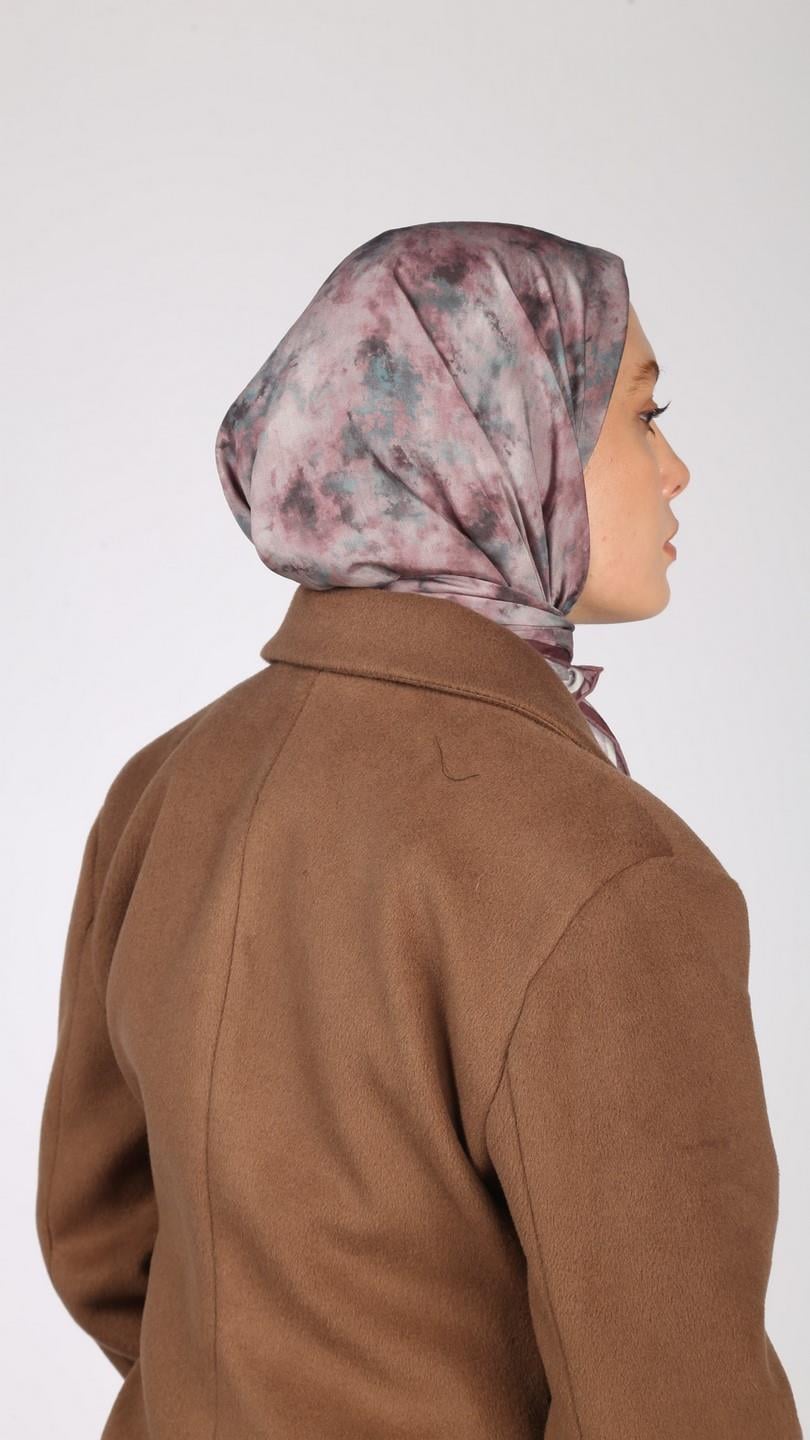 BATİK DESEN EŞARP MÜRDÜM