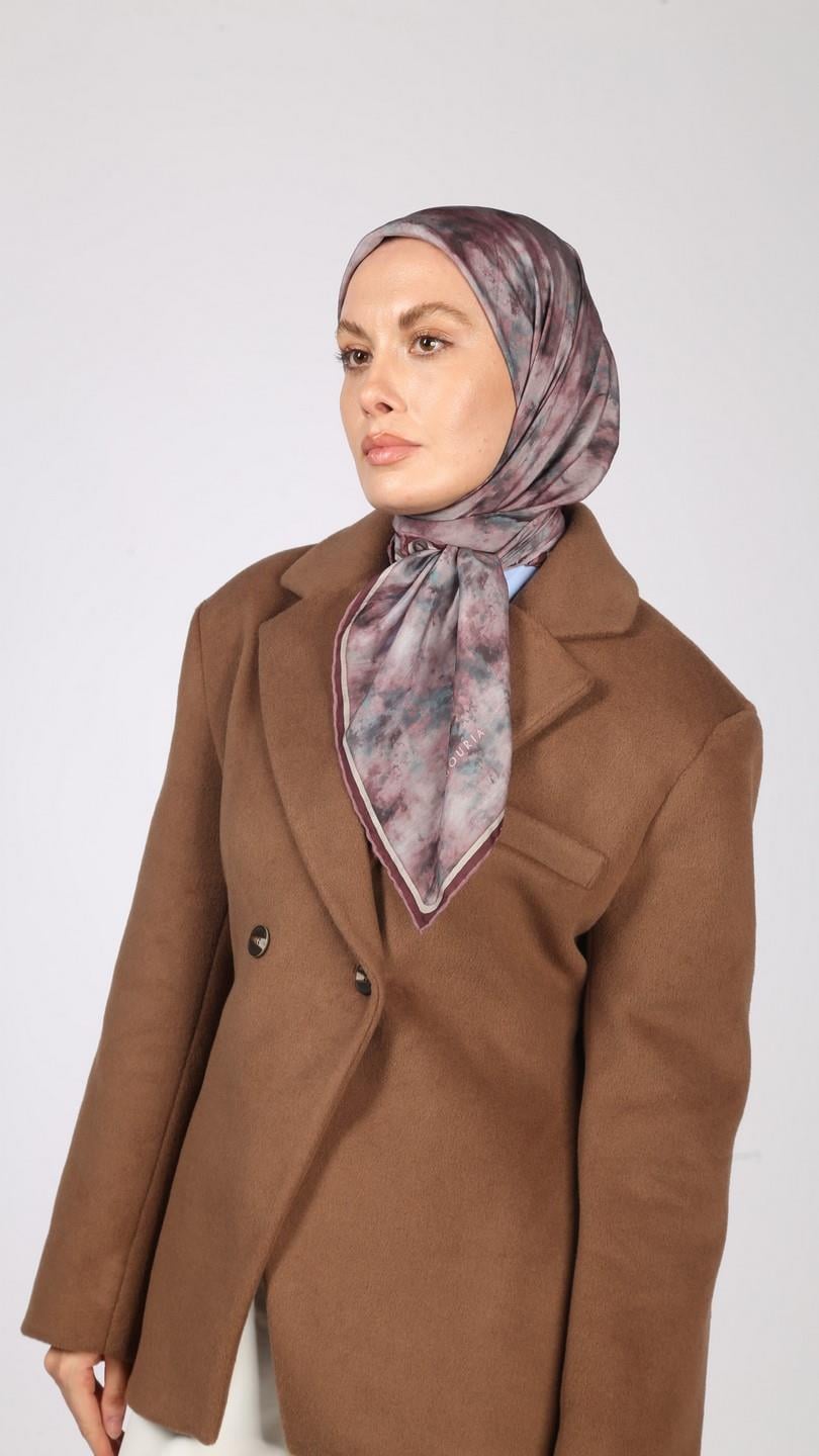 BATİK DESEN EŞARP MÜRDÜM