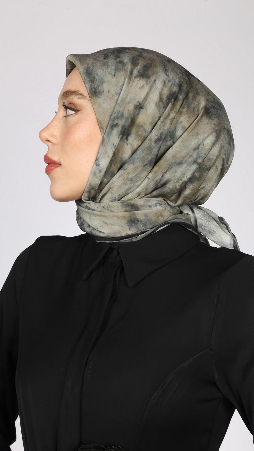 BATİK DESEN EŞARP YEŞİL