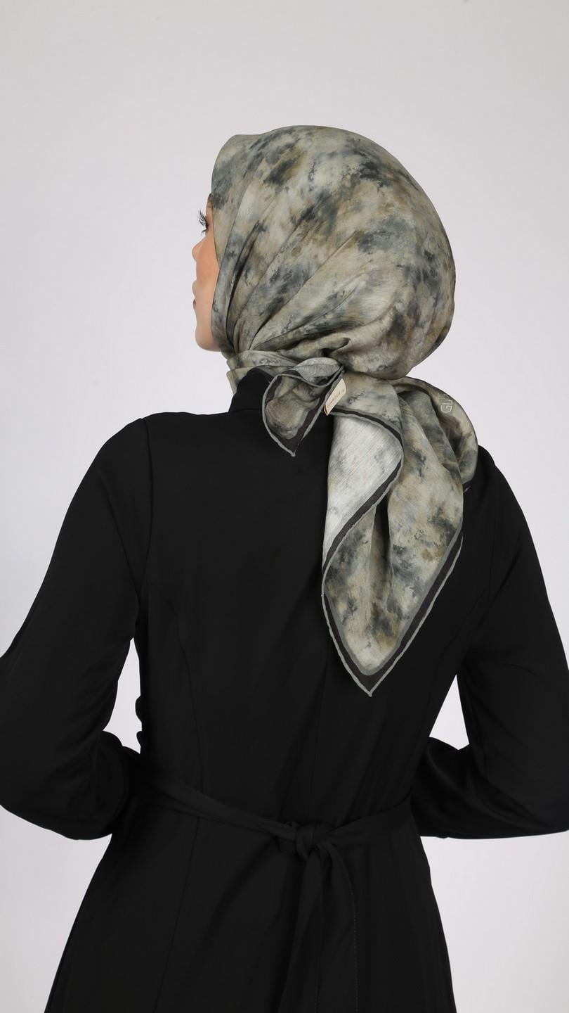 BATİK DESEN EŞARP YEŞİL