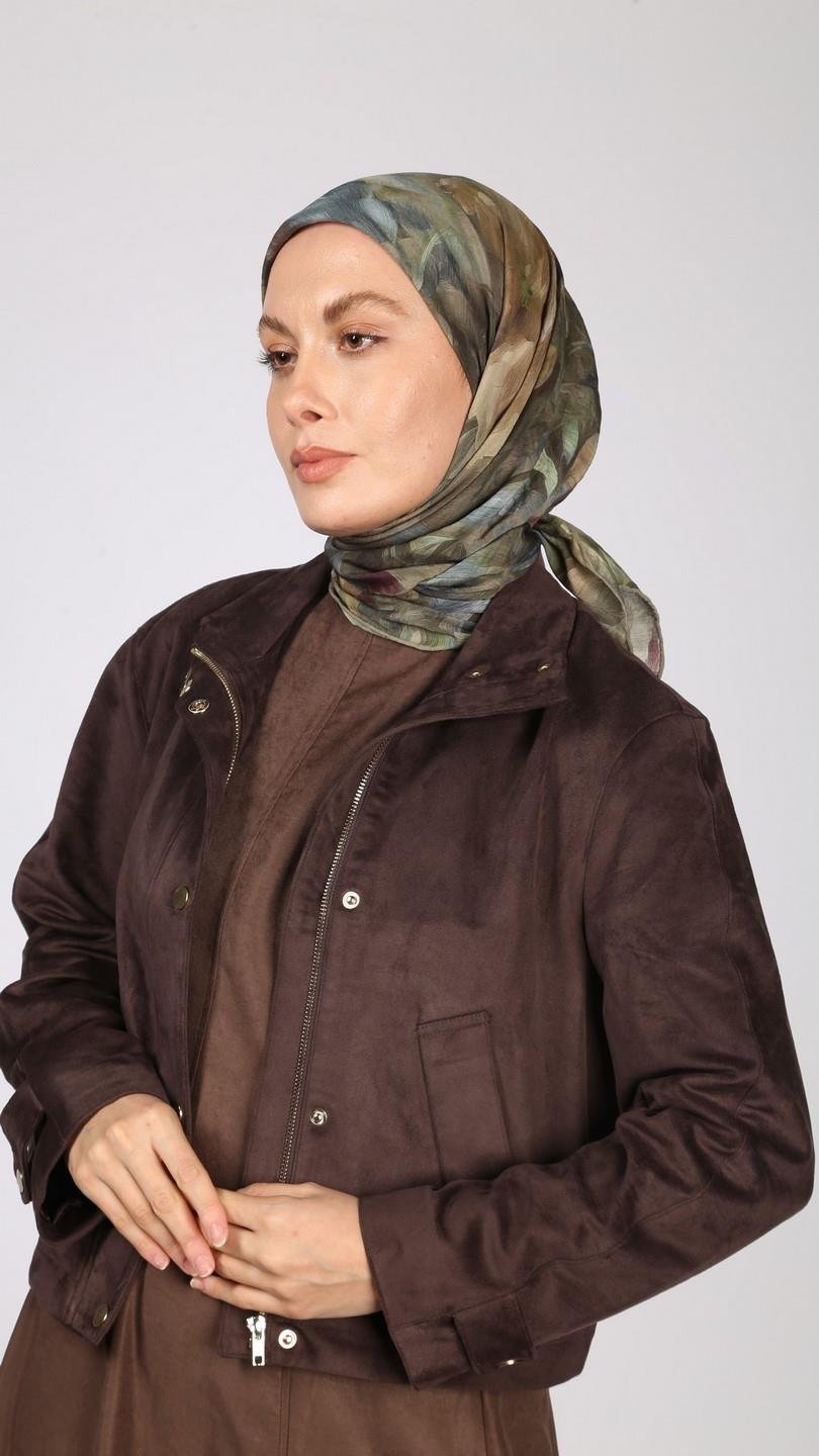 BLOOM DESEN EŞARP YEŞİL