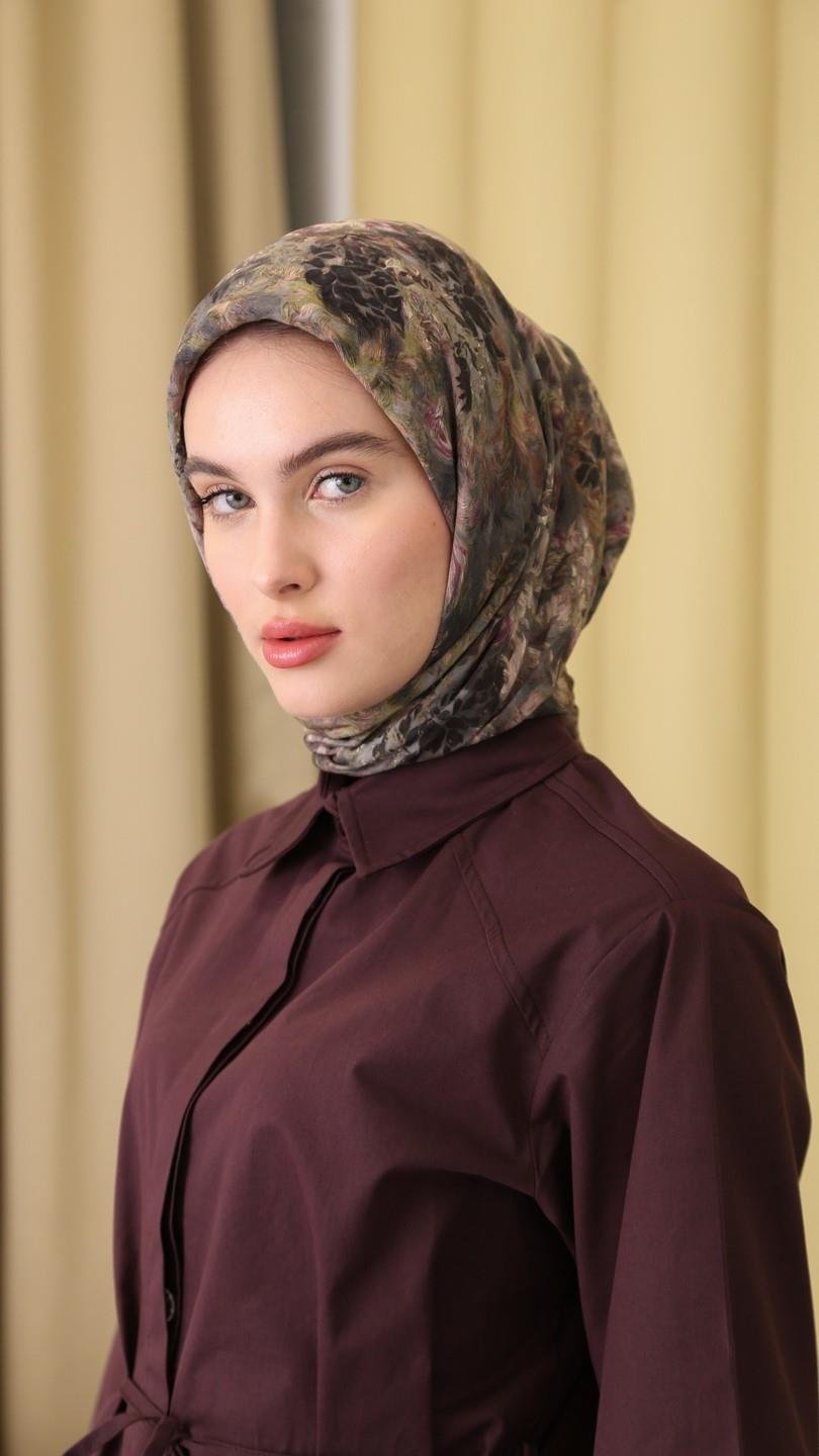 CARMELA DESEN EŞARP GRİ