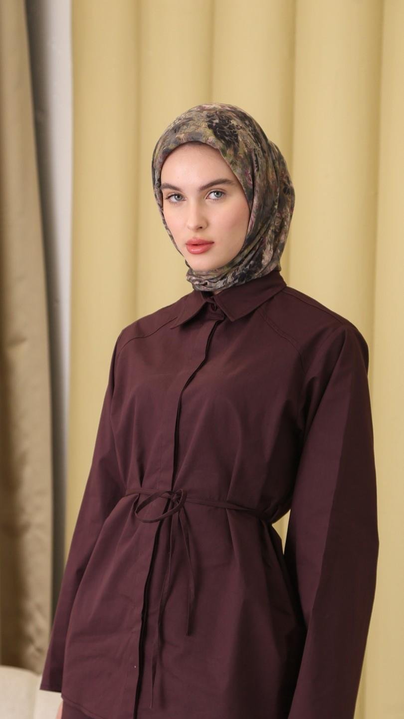 CARMELA DESEN EŞARP GRİ