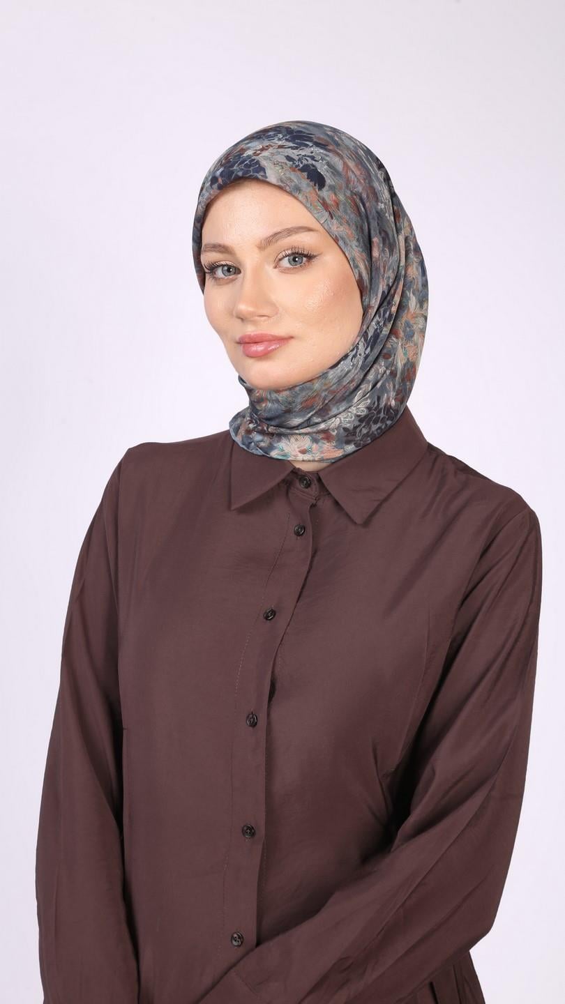 CARMELA DESEN EŞARP MAVİ