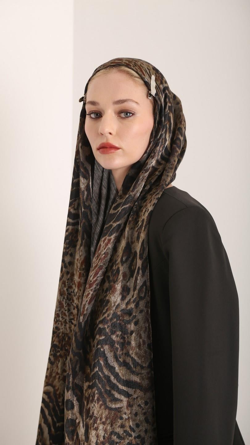DARK LEOPARD ŞAL YEŞİL