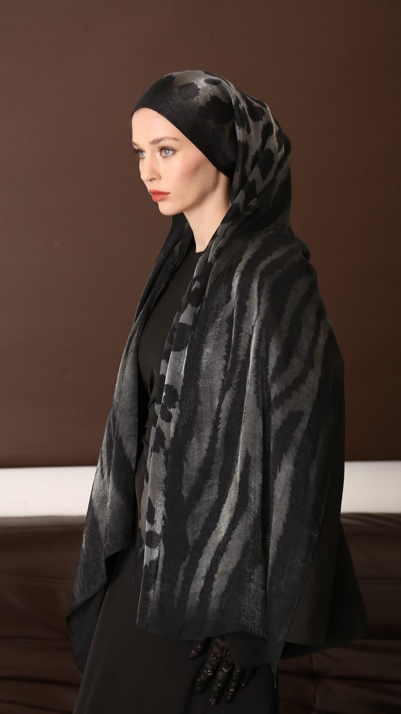 DARL GLOW ŞAL SİYAH