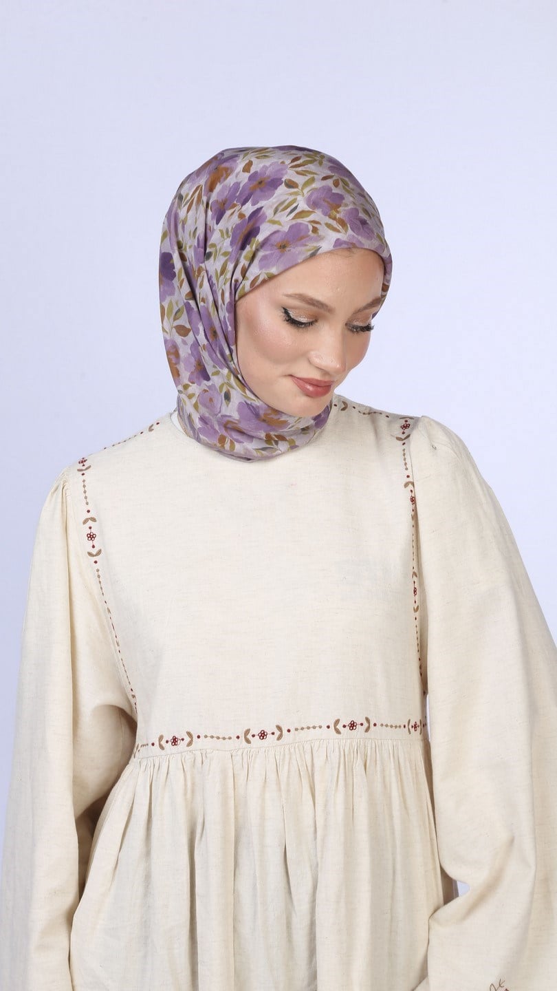 DUSTY ROSE DESEN EŞARP LİLA