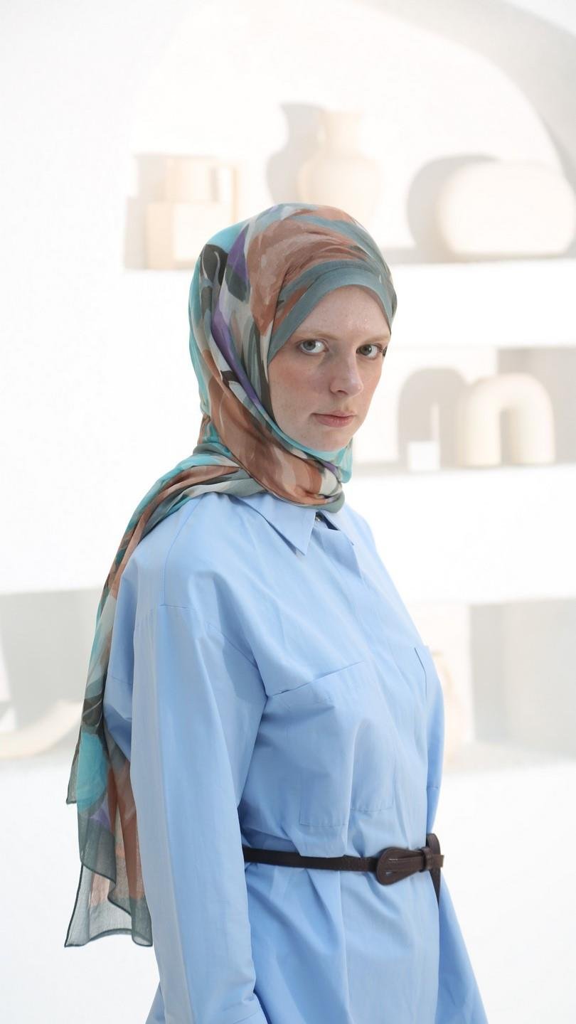 ELORİA DESEN ŞAL ANTRASİT-3