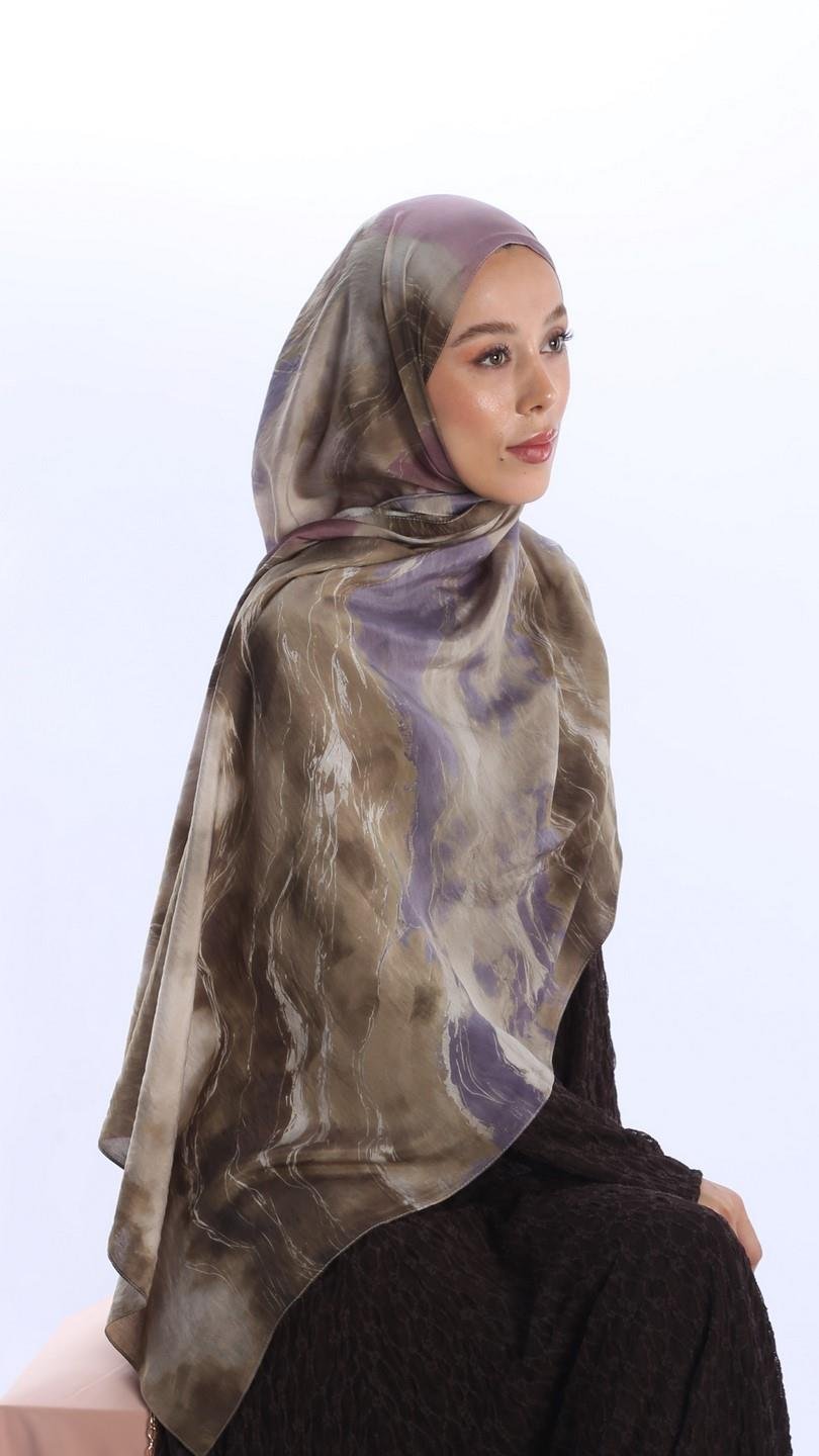 ELYSİA DESEN ŞAL LİLA-6