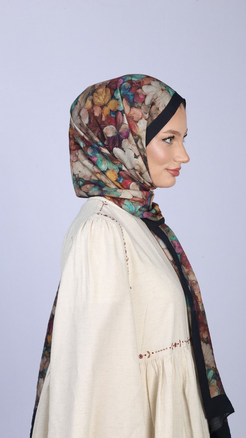 FIORA DESEN ŞAL SİYAH