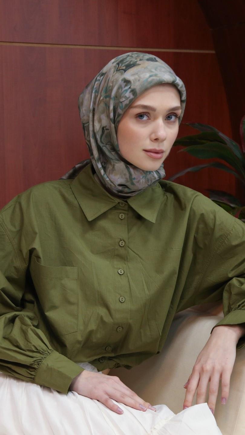 GRACE DESEN EŞARP YEŞİL