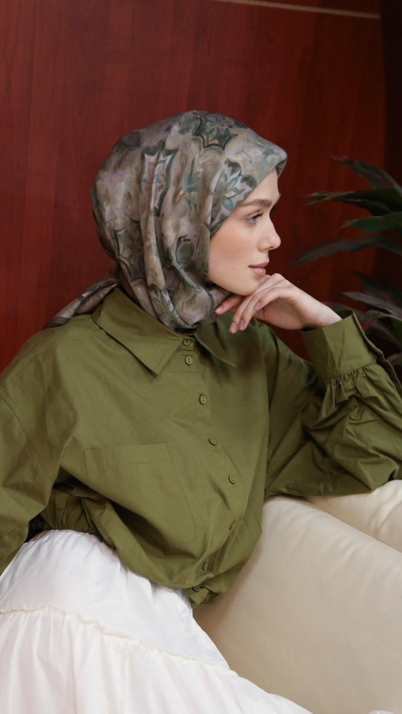 GRACE DESEN EŞARP YEŞİL