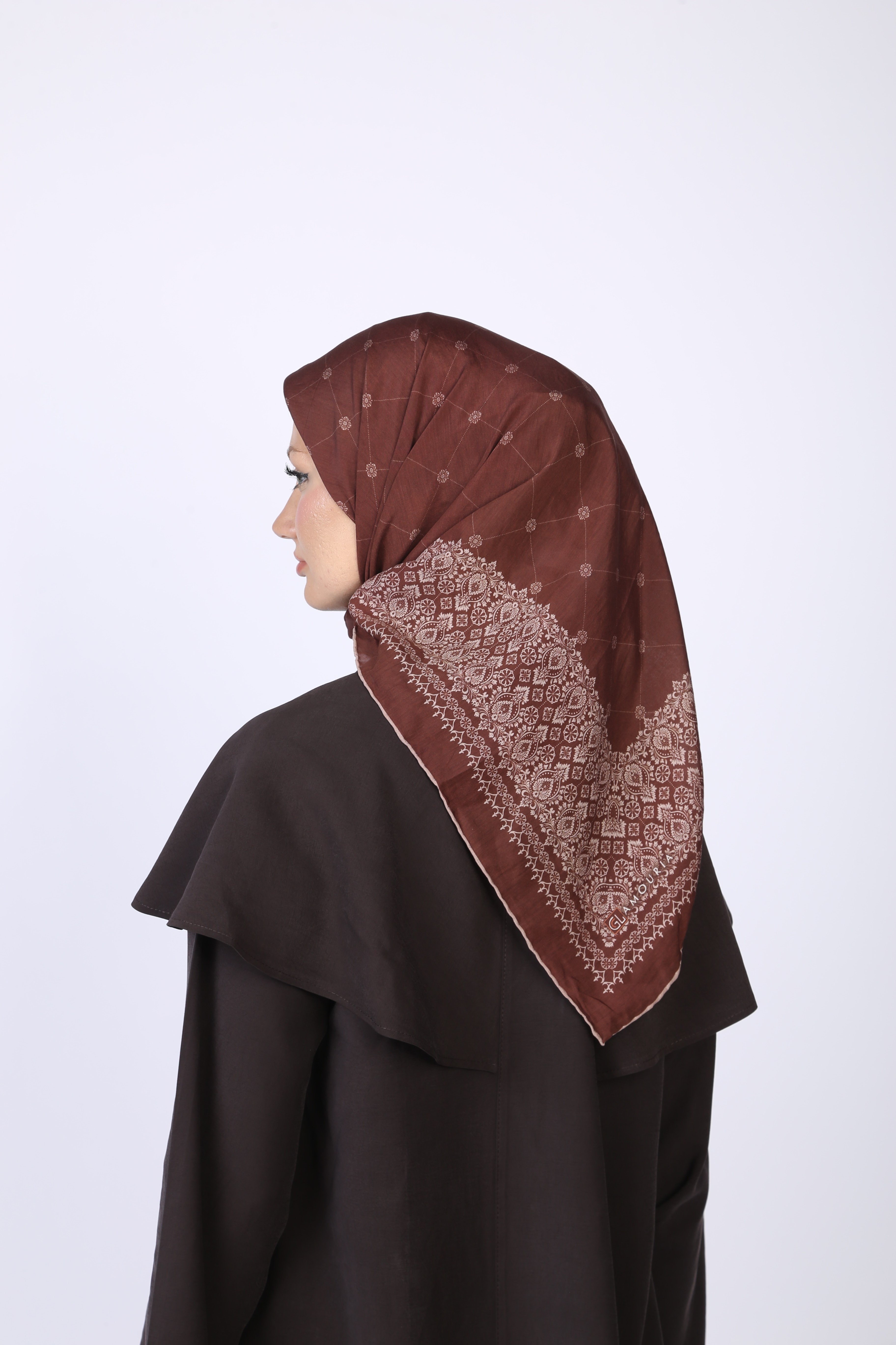 Lina Desen Eşarp Bordo