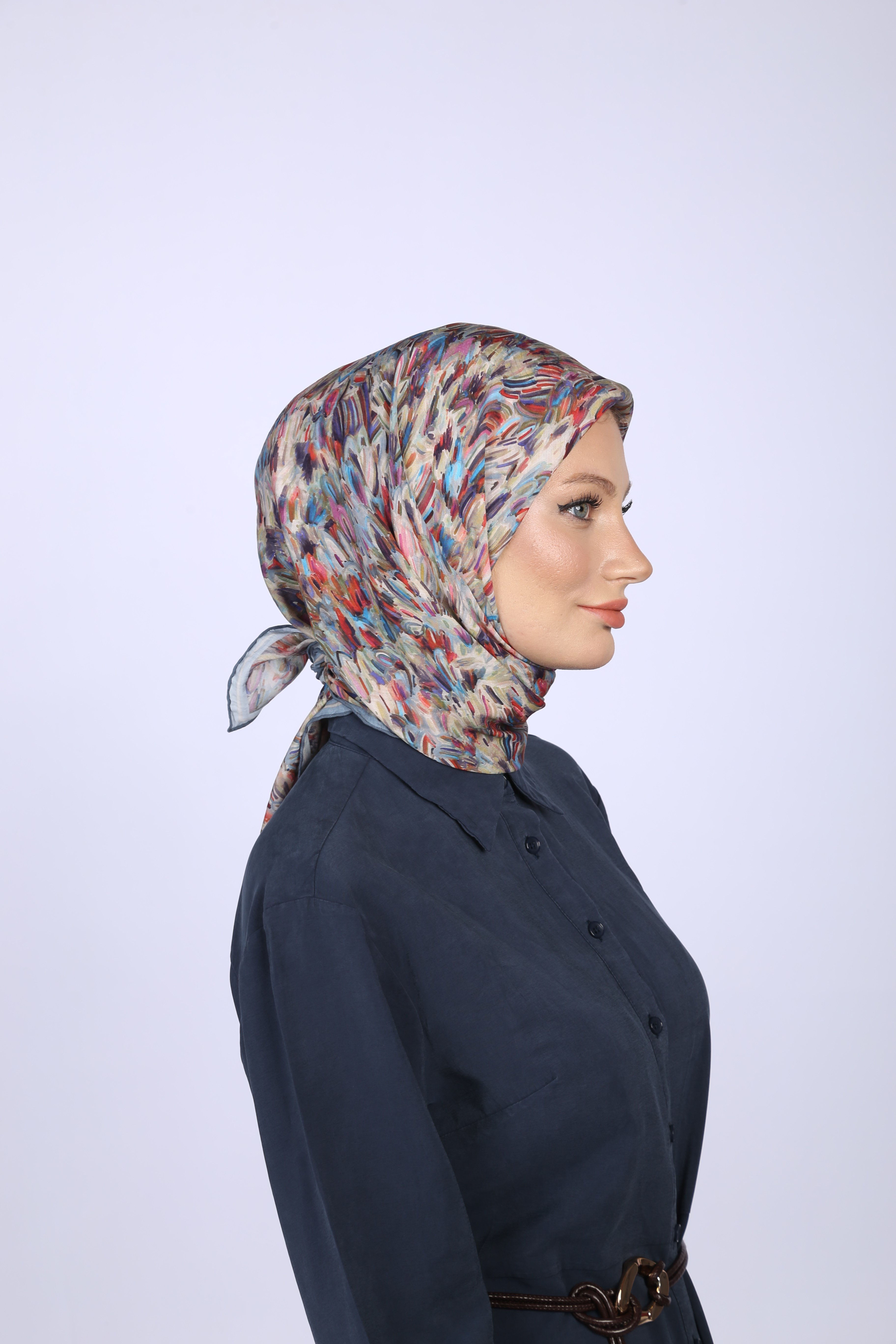 Maya Desen Eşarp Bebe Mavisi