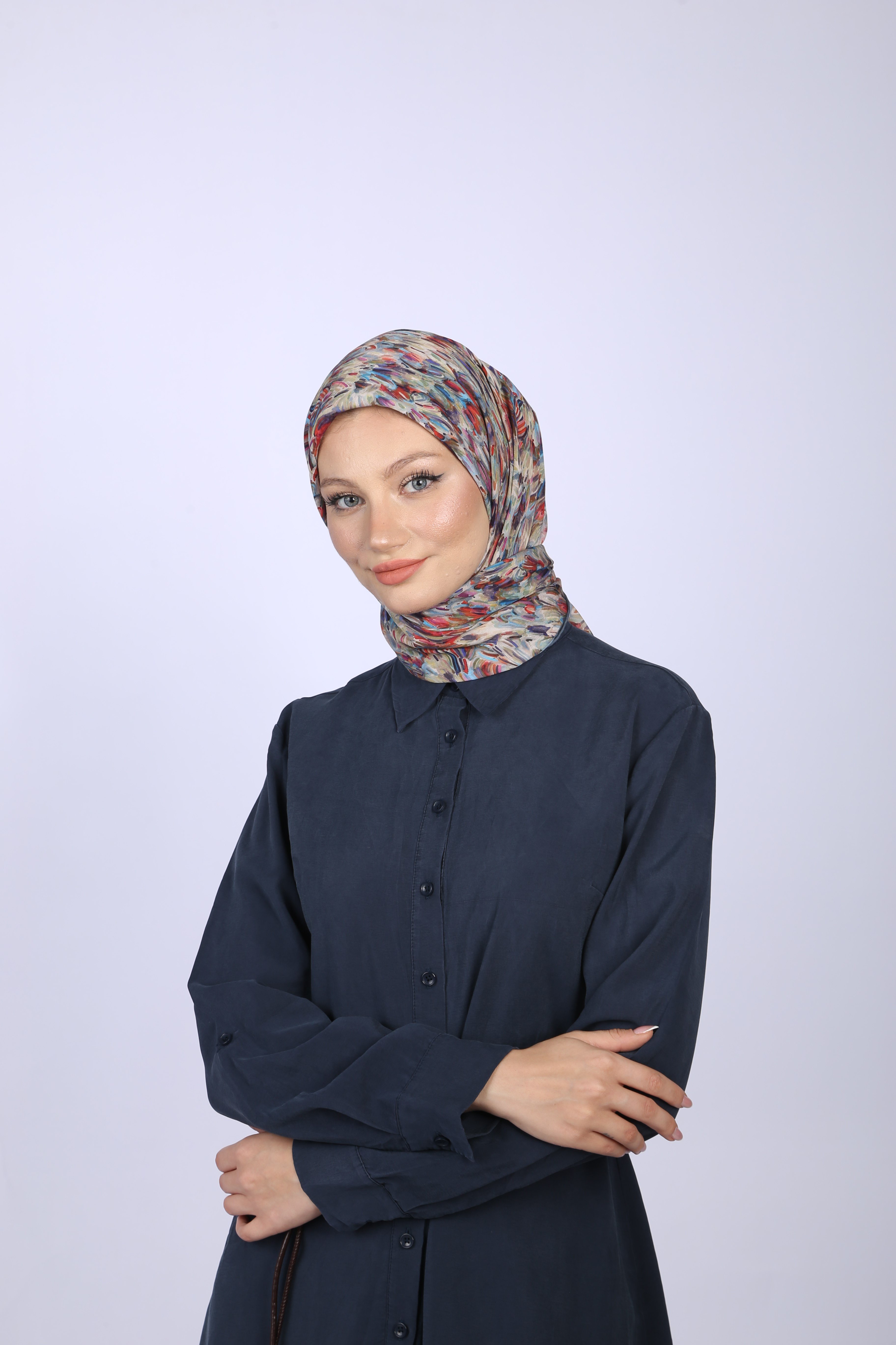 Maya Desen Eşarp Bebe Mavisi